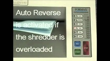 Formax FD 8500, 8600 Cross Cut Commercial Paper Shredders