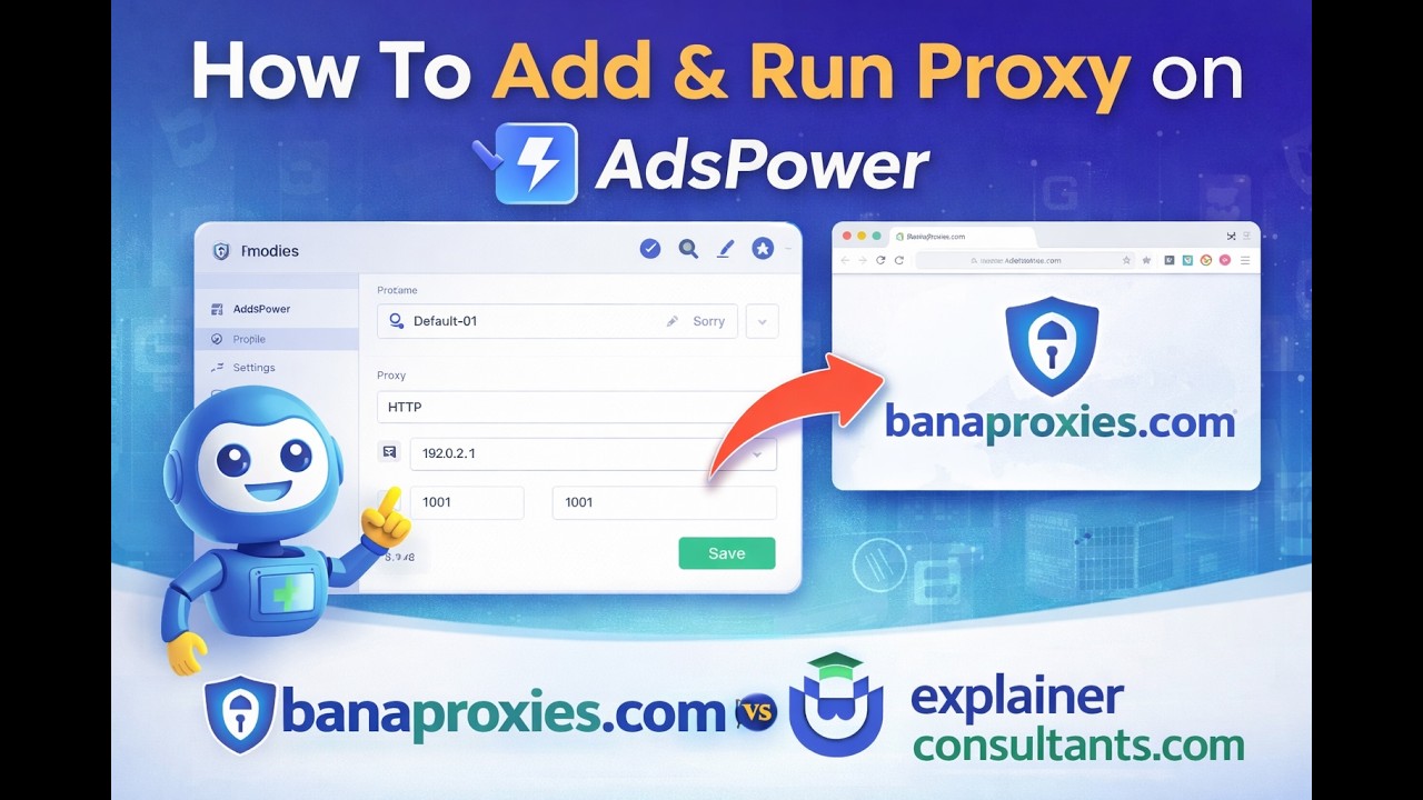 HOW TO ADD & RUN PROXY ON ADSPOWER (FULL BEGINNER GUIDE 2026) - YouTube