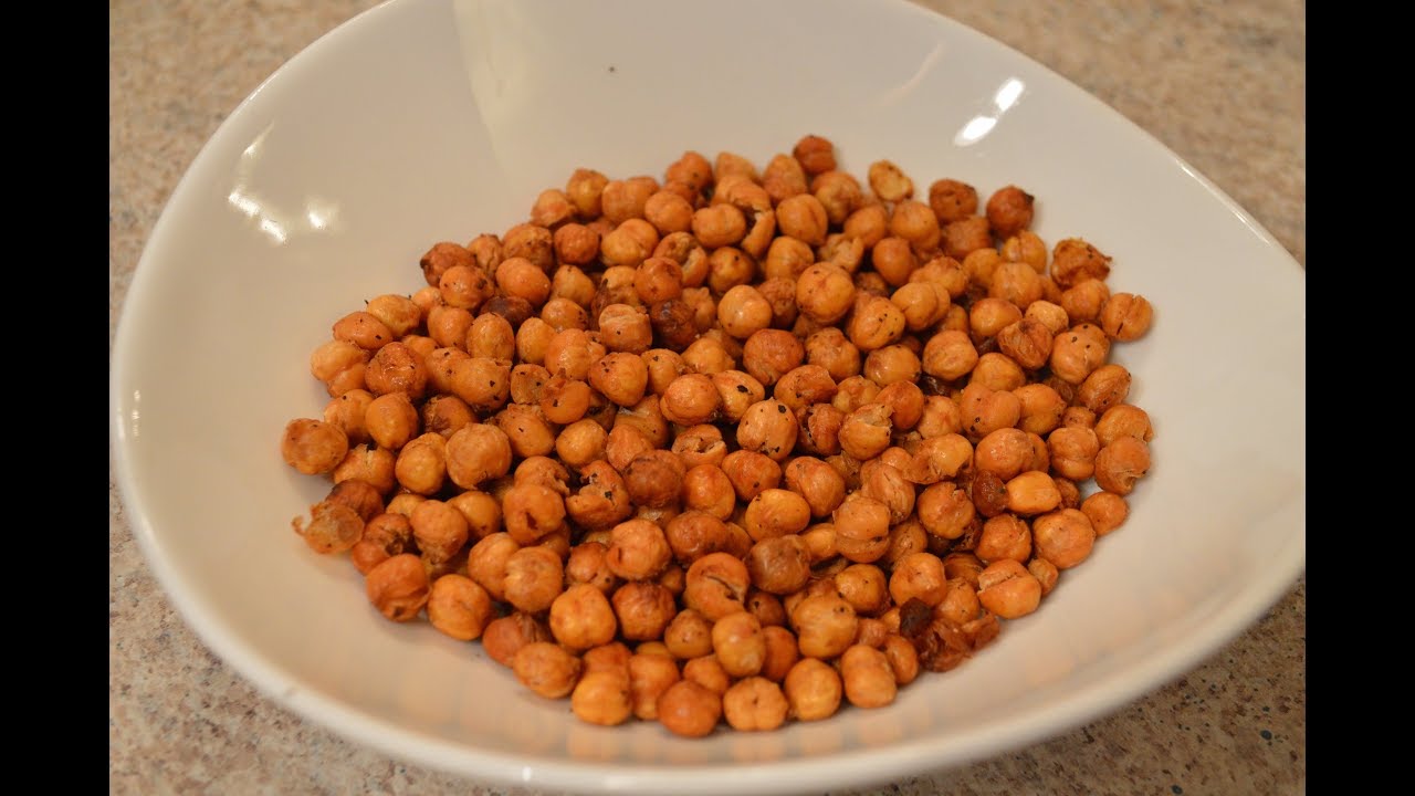 How to Make Roasted Crispy Chick Peas: Cooking with Kimberly - YouTube