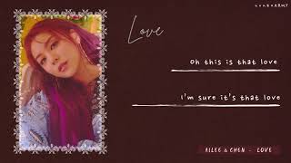 【韓繁中字】Ailee (에일리) － LOVE (Feat. 첸 CHEN)