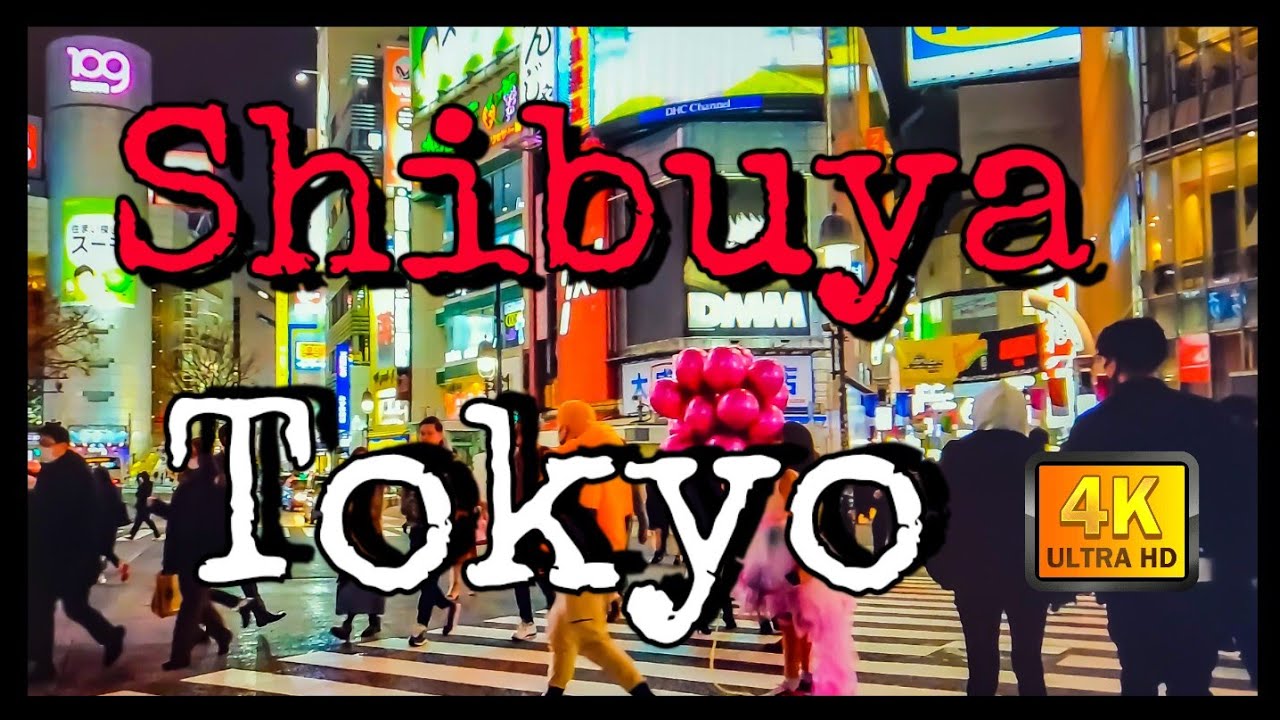 【4K】Japan Walk - Tokyo ,Shibuya 渋谷 January 2021,