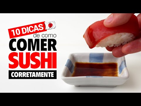 Vídeo: Como Comer Sushi E Pãezinhos Corretamente