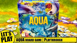 AQUA Biodiversity in the oceans Board Game  |  Solo Playthrough with Teach  |  the OP