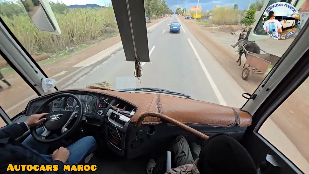 شاهدوا امطار الخير في طريق بين مراكش و قلعة السرغنة نغمات اطلسية مصطفى اومكيل