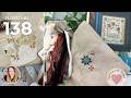 FlossTube 138 | New Cross Stitch Finish, FFO Fix, WIP Progress & Stitch With Me