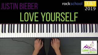 NEW Rockschool Debut 2019: Love Yourself - Justin Bieber | Piano version with sheet music screenshot 3