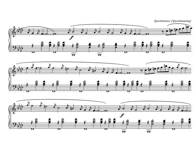 Partition piano Gnossienne N°1 - Erik Satie (Partition Digitale)