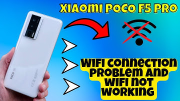 Wifi connection problem and wifi not working Xiaomi POCO F5 Pro ||How to solve wifi connection issue