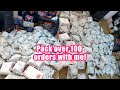 ENTREPRENEUR LIFE: PACK OVER 100 ORDERS WITH ME!!