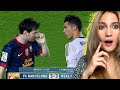 First time reaction lionel messi  the day when lionel messi cristiano ronaldo shocked the world