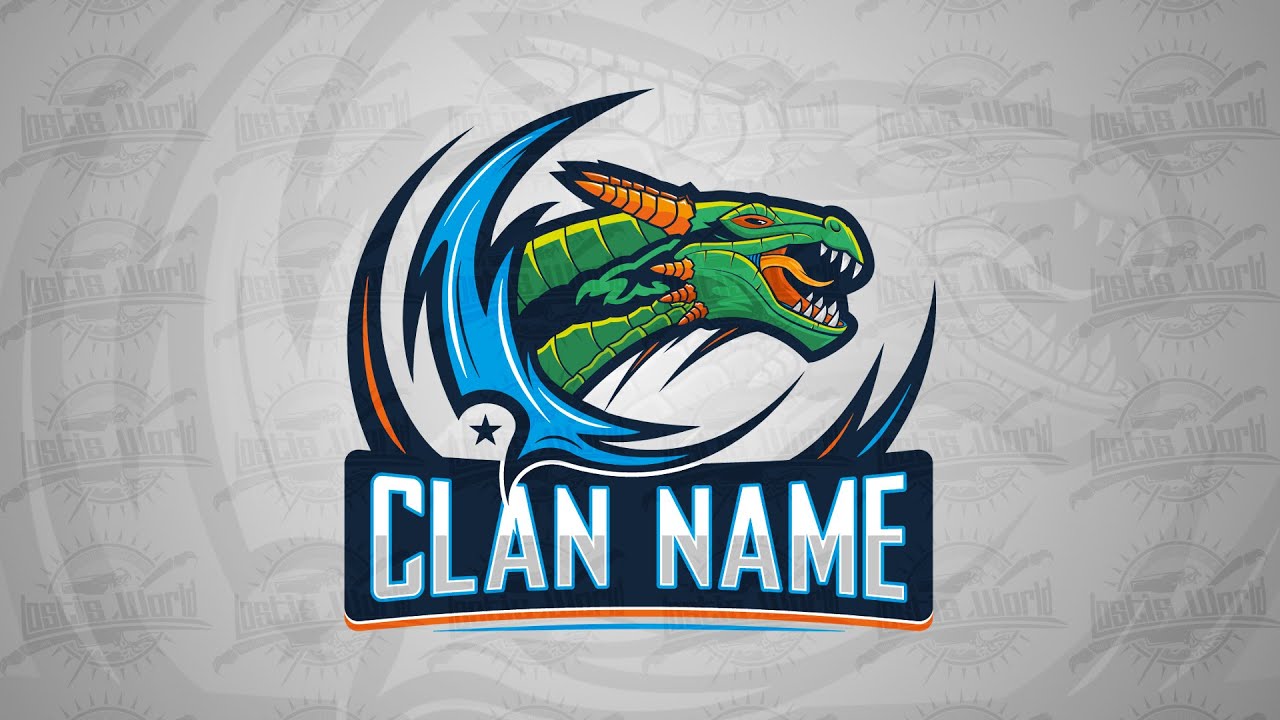 created a dragon team logo esports youtube logo dragon