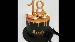 موديلات كيك عمر 18 🙂 حلويات 🍭الاشهد 🎂#كيكة_سهلة #كربلاء #ممكن_لايك👍