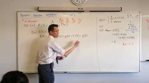 Discrete Random Variables (3 of 3: Probability density function)