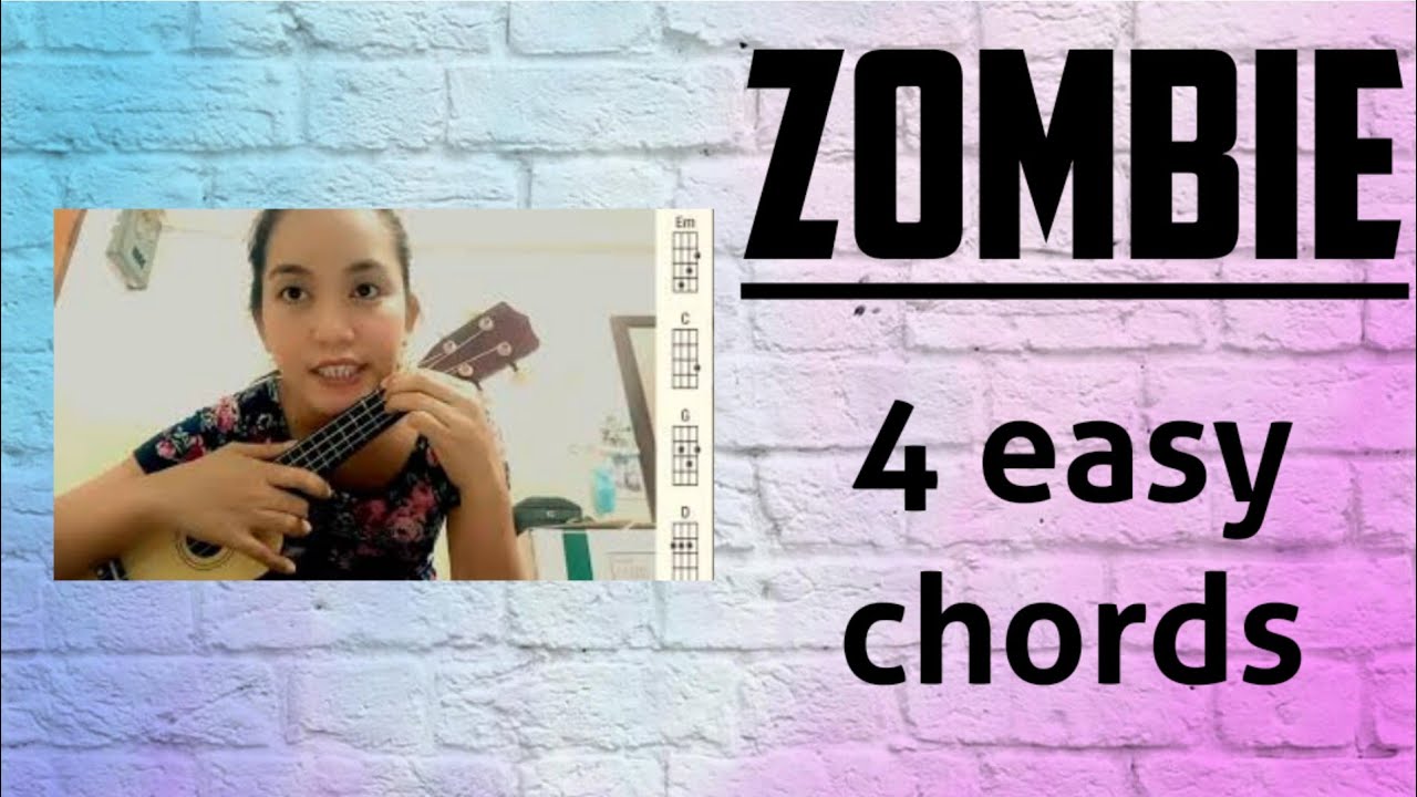 Zombie Song by The Cranberries UKULELE easy chords YouTube