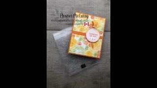 Pretty Flowers Embossing Folder - 2 Techniques and 5 Cards