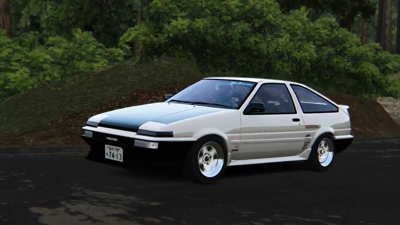 Assetto Corsa Toyota Sprinter Trueno AE86 Keiichi Tsuchiya 2016 Ver 