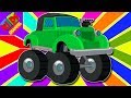 Learn Colors With Vintage Monster Trucks | color Vehicles Video For Kids | cartoon about cars