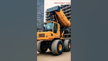 Giant Hammer Construction Truck Transforms Into a Futuristic Robot | AI Animation