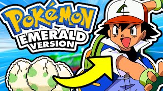 Can Ash Ketchum Beat a Pokemon Emerald Egglocke? (Hardcore Nuzlocke)
