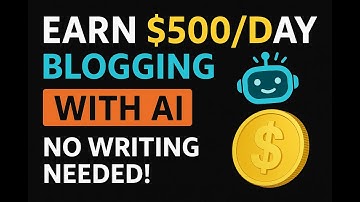 Earn $500/Day Blogging with AI (No Writing Needed!) 💰