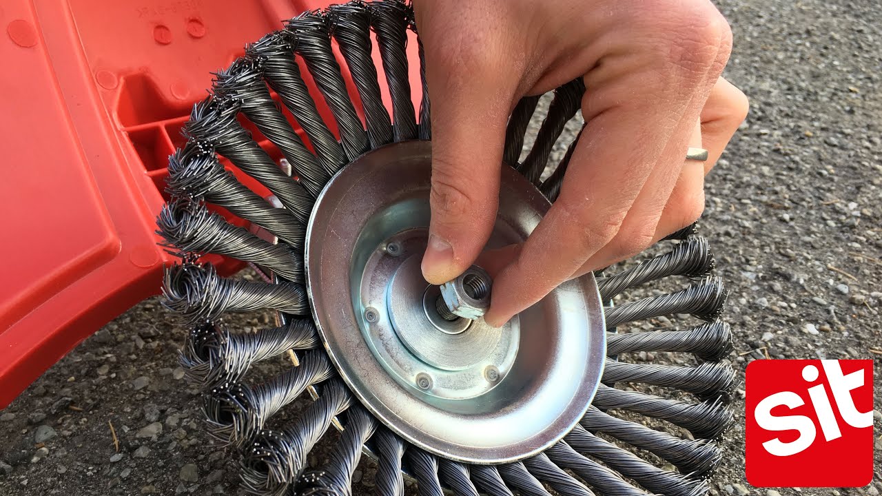 strimmer wire brush attachment