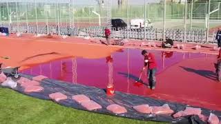 Running Track installation