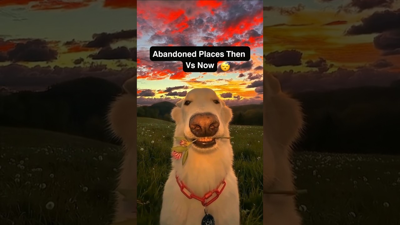 Abandoned Places Then vs Now😳
