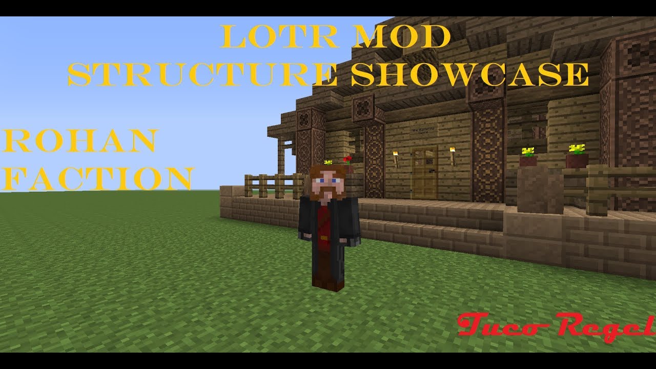 Lotr Minecraft Mod Structure Showcase - Rohan Faction - YouTube