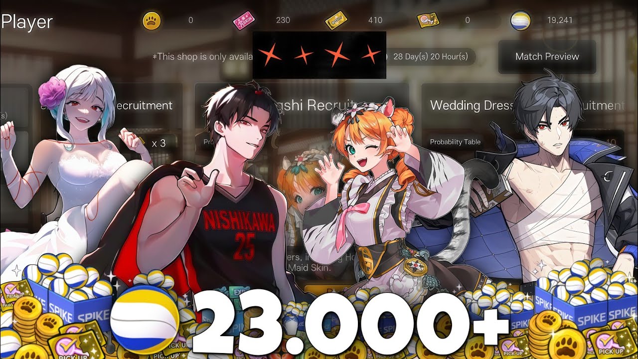 BIGGEST LUCK ON ME 😭🙏 [GACHA TIGER EYES] The Spike Cross Volleyball 