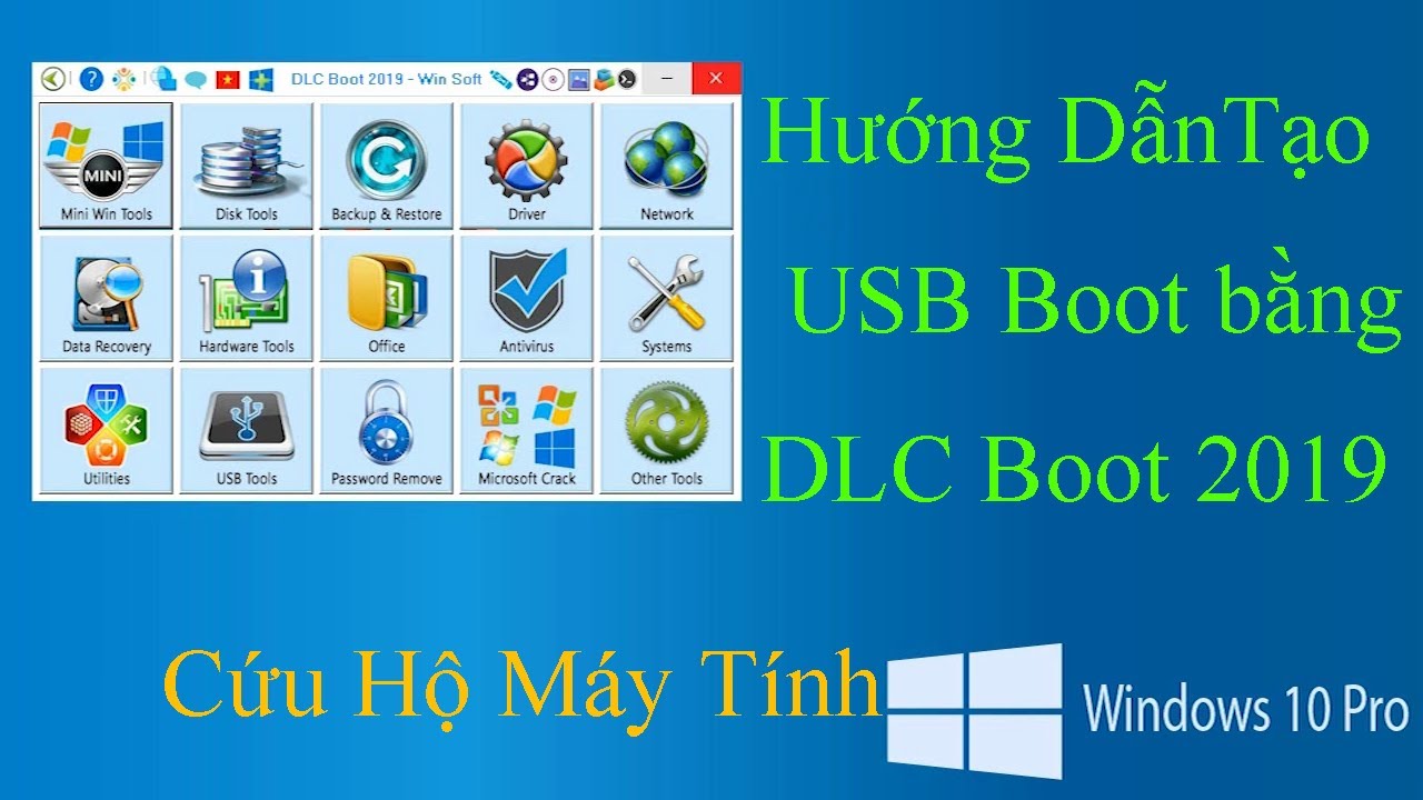 Tạo USB Boot bằng DLC Boot 2019 | Create USB Boot with DLC Boot 2019