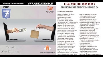 Loja Virtual com PHP 7 - Aula 15 - Gerando senha criptografada