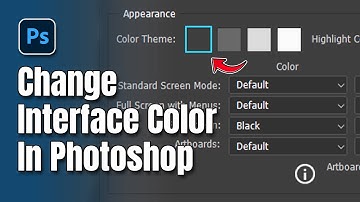 How to change Photoshop Interface Color | Change UI Color in Photoshop