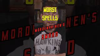 Worst Spells - Mordenkainens Sword