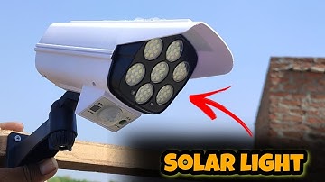 Fake Camera Solar Lights Outdoor Motion Sensor | unboxing