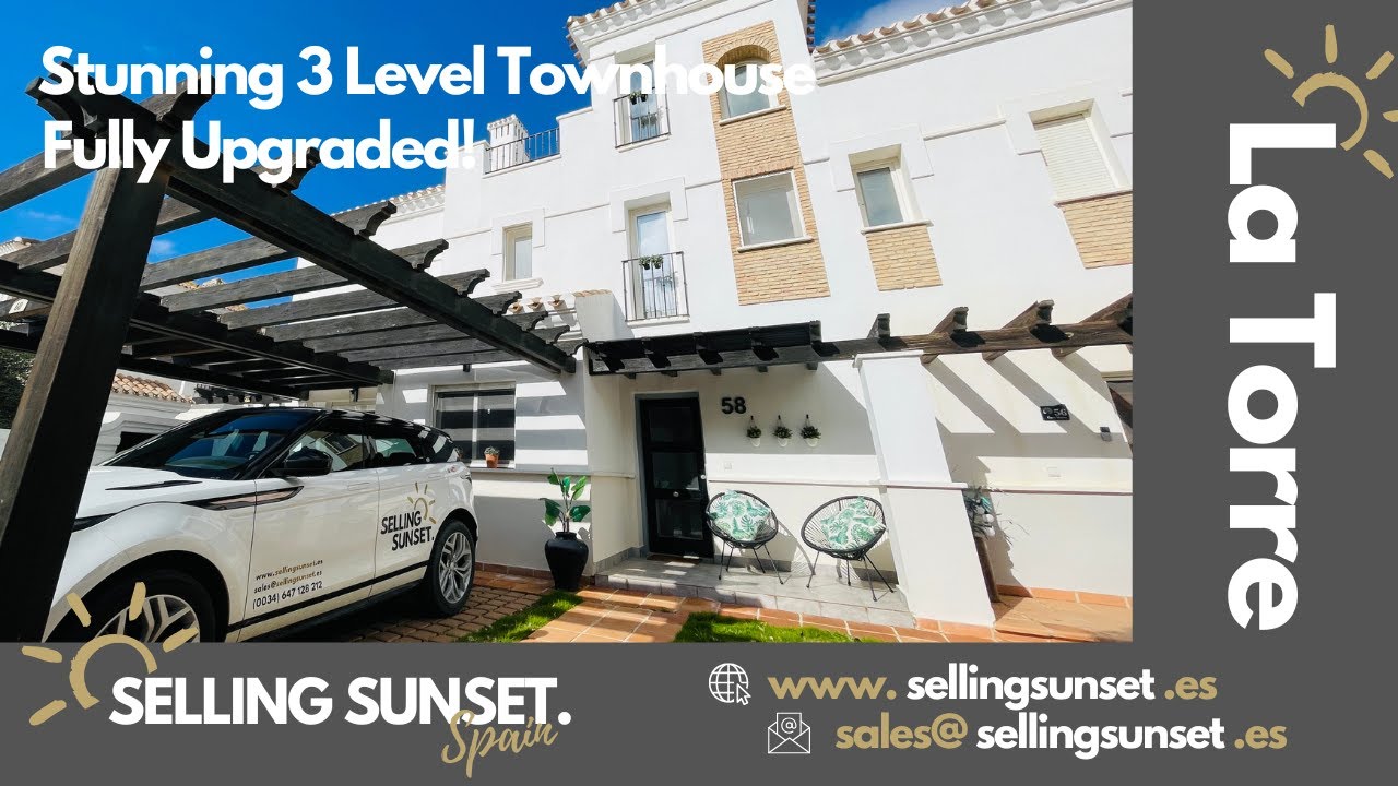 Selling Sunset Spain, Murcia - Stunning Townhouse, Fully Upgraded - La Torre Golf Resort