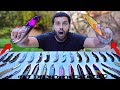 Someone Sent Me GIANT BOX of 200+ MYSTERY WEAPONS!! (VIDEO GAME KNIVES IN REAL LIFE)