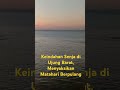 Matahari Berpamitan: Pesona Senja dengan Semburat Jingga dan Ungu