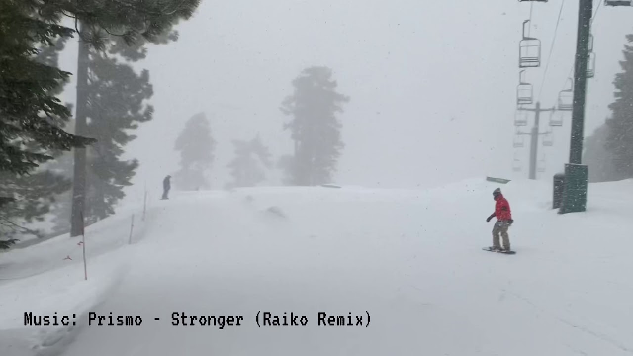 Snowboarding on Snow Summit at Big Bear Lake / Park Run YouTube