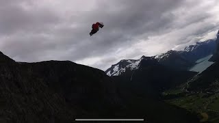 Gainer And Ping Pong From Loen Skylift Cliff Basejump Wingsuit