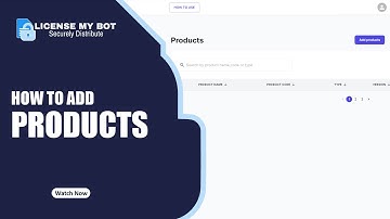 How to add product in License my Bot (Latest)