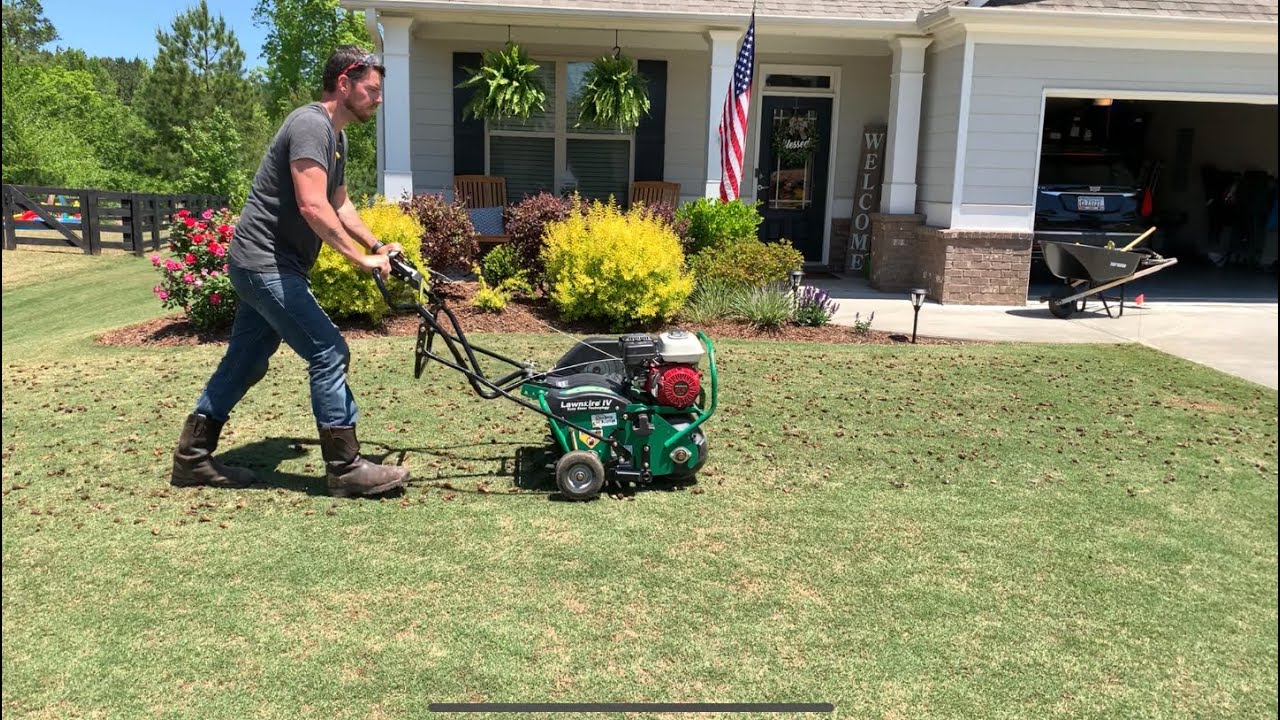 How To Aerate Your Lawn Yourself : Amazon.com : Ohuhu Lawn Aerator