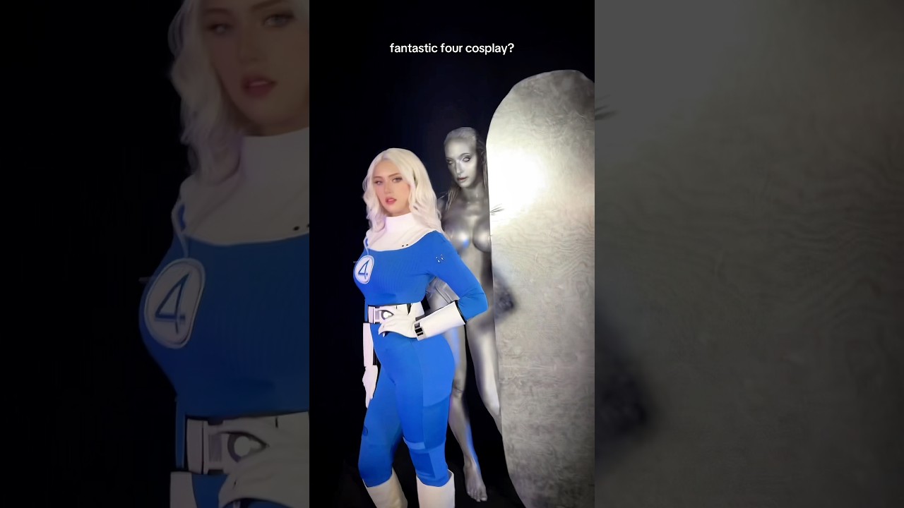 Invisible Woman/Silver Surfer cosplay @Candylion #fantasticfour #cosplay #fantasticfourfirststeps