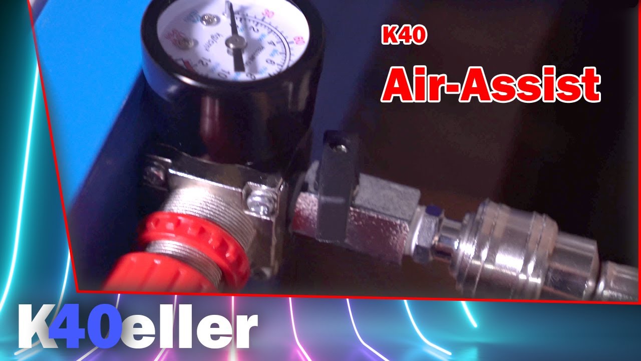 K40 Co2 Laser Cutter Air Assist Und Kompressor Leise Machen Youtube