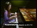 Capture de la vidéo Viktoria Postnikova - Rare Video Chopin Prelude Op.28 No.24