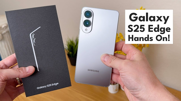 Galaxy S25 Edge - Hands On & First Impressions!