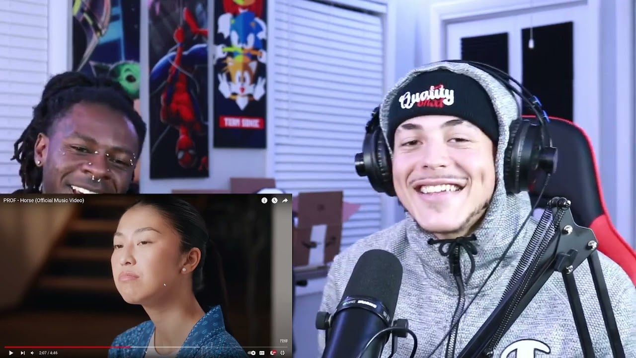 Introducing Co-Host VibeZ to PROF!!! - Horse [Reaction] #prof #horse