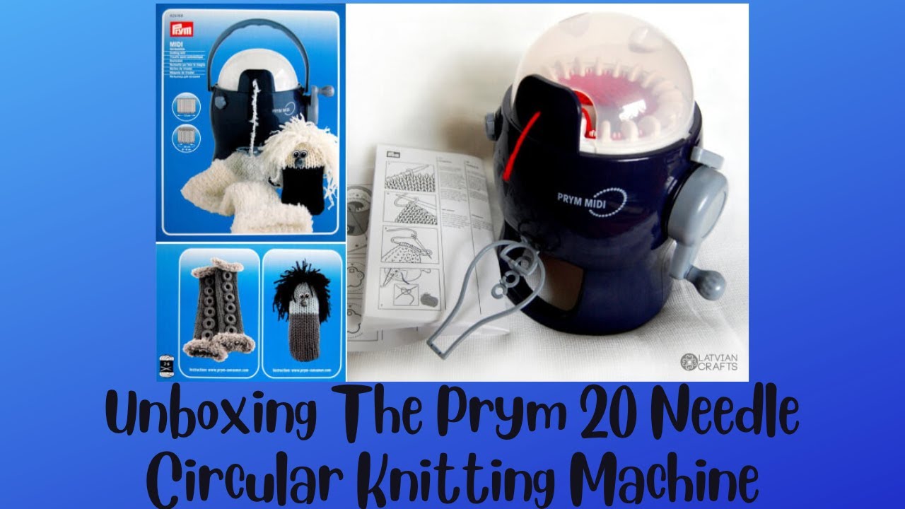 addi circular knitting machine unboxing + first impressions 