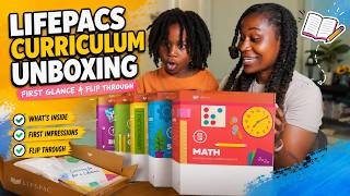 LifePacs Homeschool Curriculum UNBOXING 📦 | First Glance, Honest Review & Full Flip Through