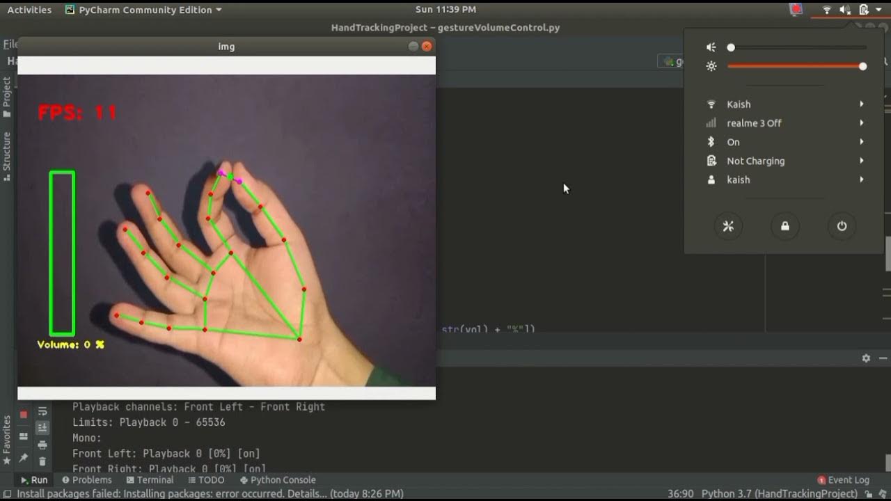Control volume without touching the hardware | Gesture Volume Control ...