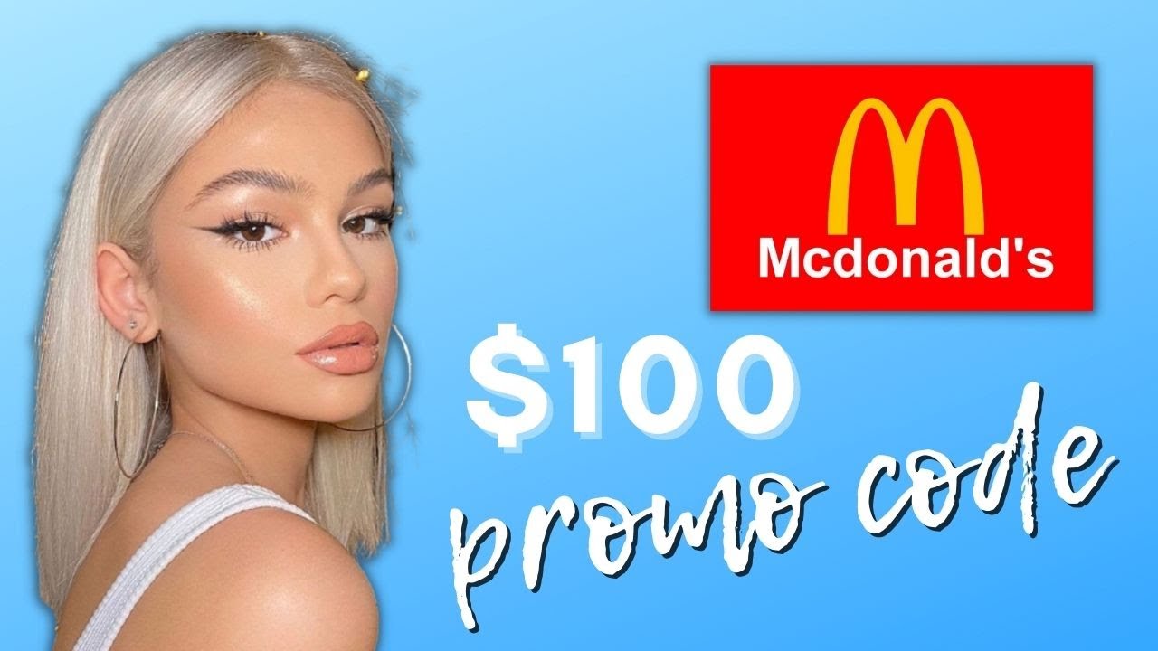 MCDONALD’S Coupon Code 2022 Save 100 Promo Code Working YouTube